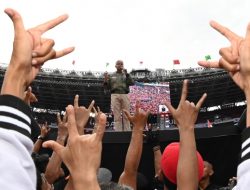 Kemeriahan Konser Salam Metal Ganjar-Mahfud pada GBK