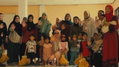 Konsisten! Desy Yanthi Utami Salurkan Bantuan TMP Bagi Balita Stunting