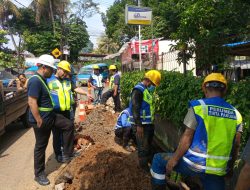 Perumda Tirta Pakuan Pasang Pipa Besar di Bogor, Target Layanan Air 24 Jam